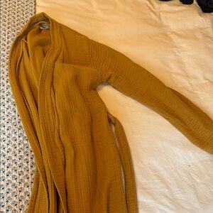 Parachute Home Cloud Cotton Robe in Amber